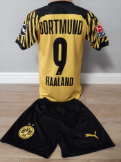 Echipament fotbal pentru copii Borusia Dortmund -Haaland marimea 104-116 foto