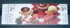 Ucraina 2005 Europa Cept, gastronomie serie 2v. nestampilata