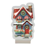 Cumpara ieftin Veioza oglinda Craciun Casuta 13x5x21 cm