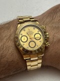 CEAS AUR 18K - Replica ROLEX "Zenith" DAYTONA - Valjoux 7750 - 100e/gr. !
