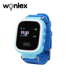 Ceas Smartwatch Pentru Copii Wonlex GW900S cu Functie Telefon, Localizare GPS, Pedometru, SOS - Albastru, Cartela SIM Cadou foto