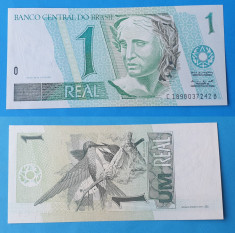 Bancnota - Brazil Brazilia 1 Real - in stare foarte buna foto