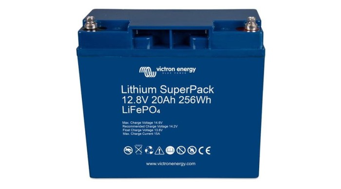 Baterie Victron Energy Lithium SuperPack 12.8V/20Ah LiFePO4 12.8V/20Ah