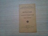 INSTRUCTIUNI RELATIVE LA CUNOSTINTELE NECESARE TRUPEI ..LEGILE RASBOIULUI - 1914