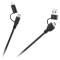 CABLU USB A/C - USB C/LIGHTNING (2+2) 1M EuroGoods Quality
