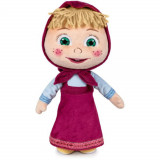 Jucarie de plus Play by Play, Masha cu rochie, Masha &amp; The Bear, 26 cm