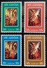 BC251, ST.Lucia 1971, serie picturi, Craciun, Nestampilat