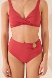Women&#039;secret chiloți de baie culoarea bordo, 6469699
