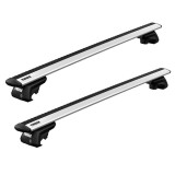 Bare transversale Thule Evo Raised Silver pentru Daewoo Matiz 1998-2007