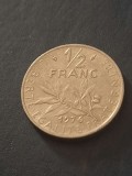 1/2 franc 1976 franta