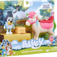 Set 2 figurine - Bluey - Bluey's Unipony Ride | Moose Toys