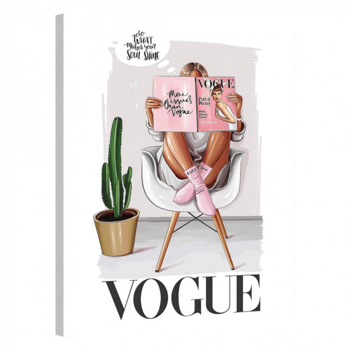 Tablou Canvas, Tablofy, Vogue &middot; Soul Shine, Printat Digital, 90 &times; 120 cm