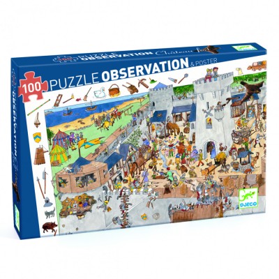 Puzzle observatie Fortareata, Djeco foto