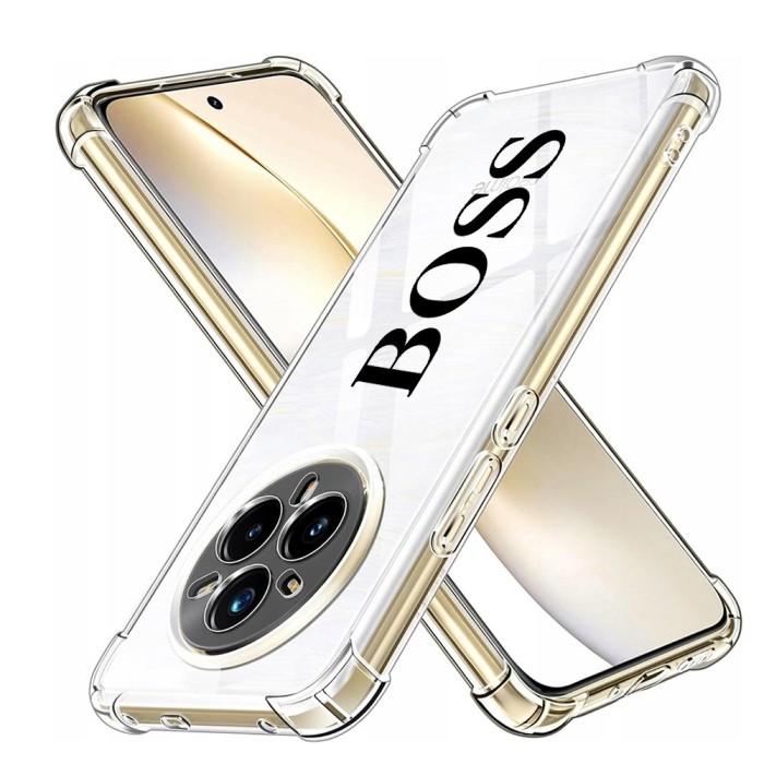 Husa antisoc pentru realme 14 pro - airbag tpu, col&Egrave;uri ranforsate - boss
