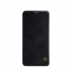 Husa Telefon Nillkin, Samsung Galaxy J8, Qin Leather Case, Black