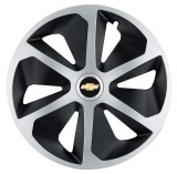 Cumpara ieftin Set 4 capace roti Roco Gri-Negru R17 pentru gama auto Chevrolet, Autohelix MSA