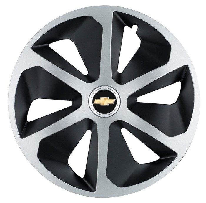 Set 4 capace roti Roco Gri-Negru R17 pentru gama auto Chevrolet