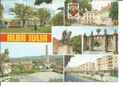 #carte postala(ilustrata)-ALBA IULIA foto