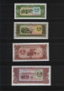 Set Laos 5 + 10 + 20 + 50 kip 1979 unc, Asia