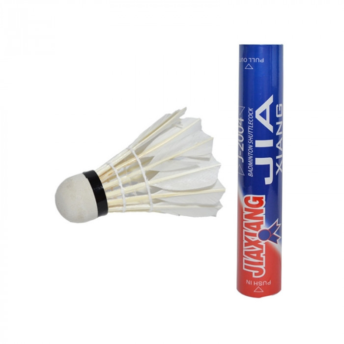 Fluturasi badminton din pene, 12 buc/set