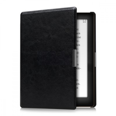 Husa pentru Kobo Aura Edition 1, Piele ecologica, Negru, 24410.01 foto
