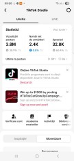 V&acirc;nd cont tiktok 307k urmăritori Monetizat