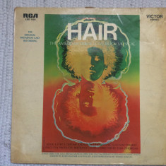 Hair The Original Broadway Cast Recording disc vinyl lp muzica pop rock RCA VG