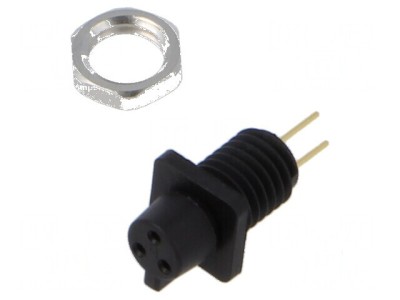 Conector circular 709,719 60V PIN 3 soclu mamă THT 3A IP40 foto