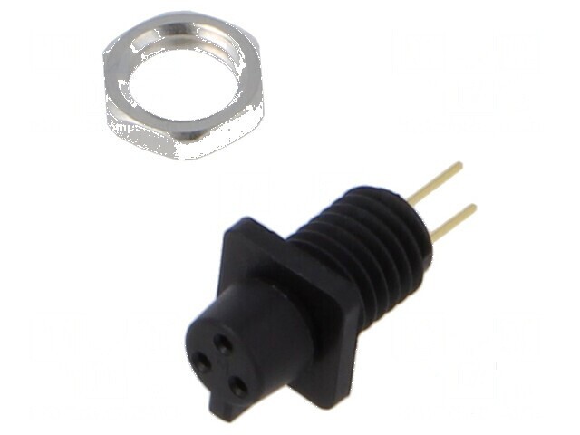 Conector circular 709,719 60V PIN 3 soclu mamă THT 3A IP40