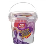 Nisip Creativ Art Craft, Găleată cu Lopățică, Culoare Mov, Capacitate 400g, Oem