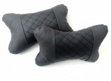 Cumpara ieftin Set de Perne universale pentru gat un confort mai bun in timpul unei calatorii lungi cu masina, negru, 2 buc
