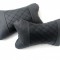 Set de Perne universale pentru gat un confort mai bun in timpul unei calatorii lungi cu masina, negru, 2 buc