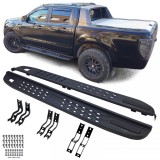 Scarite perforate negre potrivite pentru Ford Ranger T6 T7 T8 T9 inclusiv Raptor Performance AutoTuning