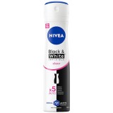 Deodorant spray NIVEA Invisible Black &amp;amp; White Clear 72h, pentru femei, 150 ml