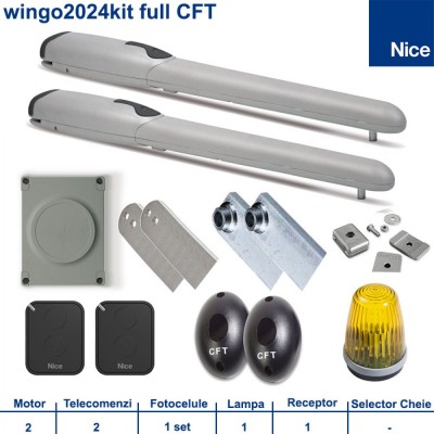 Automatizare porti batante Nice Wingo2024Kit Full CFT foto