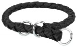 Cumpara ieftin Zgarda Coarda S-M 35-41cm/ 12mm Negru 143701, Trixie