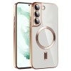 Husa pentru Samsung Galaxy S21 Plus 5G - Techsuit Luxury Crystal MagSafe - Gold