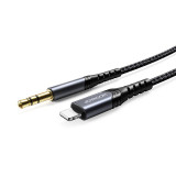 Cablu Audio Stereo Joyroom AUX Mini Mufă 3,5 Mm - Lightning Pentru IPhone IPad 2 M Negru (SY-A02)