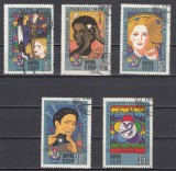 A12 S1 19 - Timbre foarte vechi - URSS - al XII-lea festival mondial al tineretului - 1985