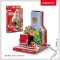 Cubic Fun - Puzzle 3D semineu decorat de Craciun 24 piese