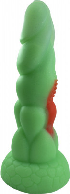 Dildo No.13 Fantasy Beasts, Silicon Premium, Verde, 21 cm foto