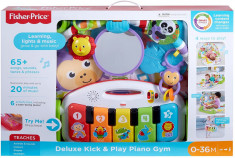 JUCARIE BEBELUSI CENTRU ACTIVITATI PIANO GYM FISHER PRICE foto