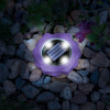Lampă solară LED &ndash; violet &ndash; alb rece &ndash; 11,5 x 2,3 cm