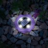 Lampa Solara LED Violet, 4 LED Alb Rece, 11.5cm, Gradina, Best CarHome