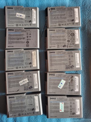 lot 10 baterii DELL - model C1295 foto