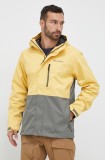 Columbia geacă outdoor Hikebound culoarea galben 1988621