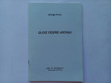 GEORGE ANCA - GLOSE DESPRE AHIMSA
