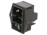 Conector IEC 60320 DD11 C14 SCHURTER - Modul Intrare Alimentare
