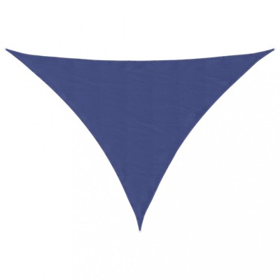 Parasolar, albastru 3,5x3,5x4,9 m tesatura oxford triunghiular foto