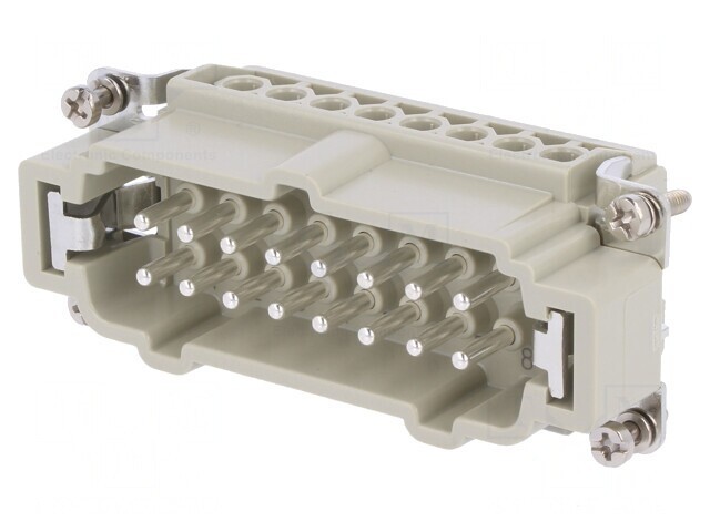 Conector HDC 16A cu 16 Inserturi de Contact Tată de Pin